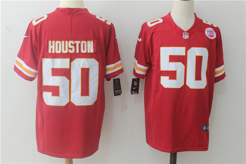 Men's Kansas City Chiefs Justin Houston #50 Red Jersey